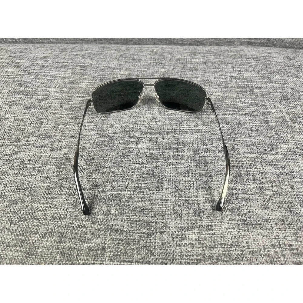 Brooks Brothers BB 4031-S Gunmetal Rectangular Aviator Sunglasses 61-13-130